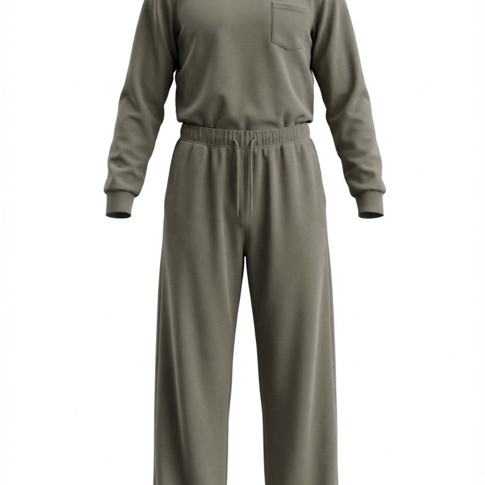 Stylish Gray Women's 2 Pc. Lounge Set